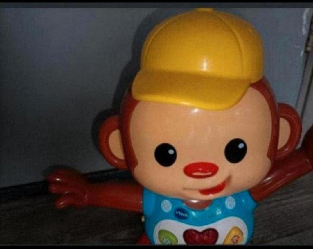 👶v tech swing en speel aap👶, Verzenden, Gebruikt