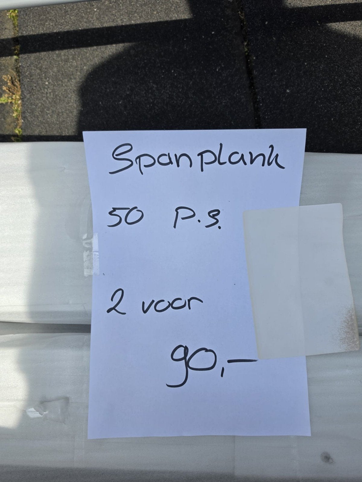 spanplaten, Ophalen, Nieuw