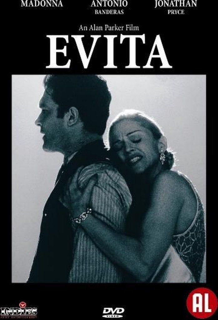 DVD: Evita (Madonna en Antonio Banderas en Jonathan Pryce), Alle leeftijden, Nederlands, Nieuw in verpakking, Ophalen of Verzenden