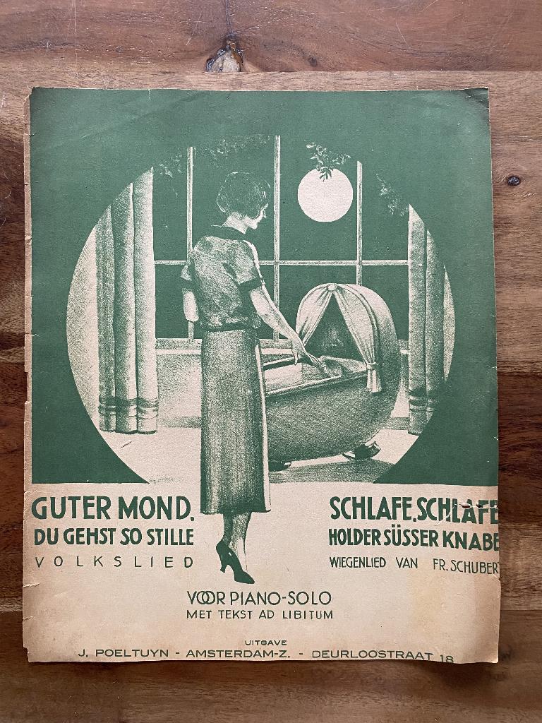 Guter Mond, du gehst sto stille + Schlafe, Schlafe, Muziek en Instrumenten, Zang, Gebruikt, Klassiek, Ophalen of Verzenden