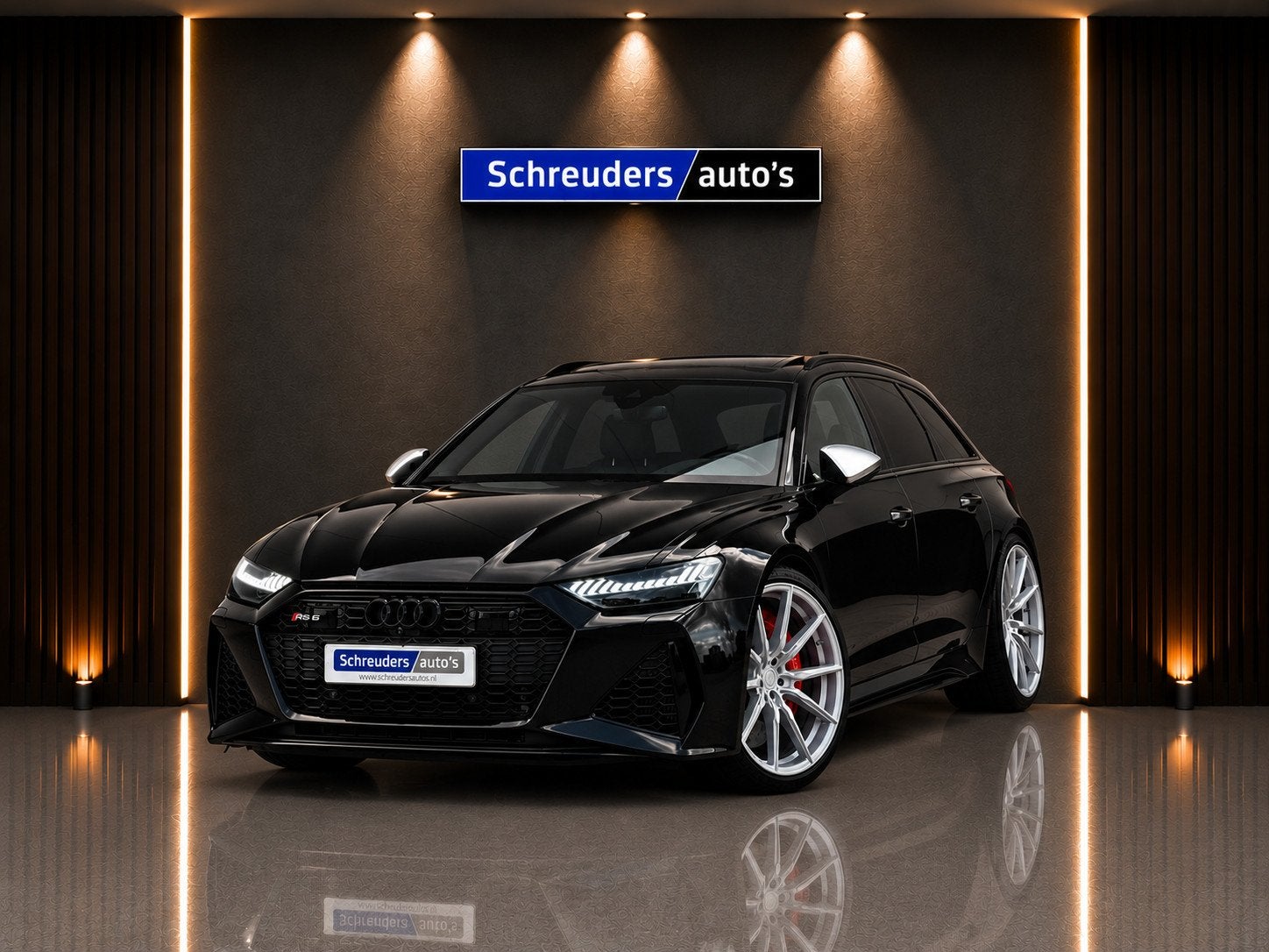 Audi RS6 Avant 4.0 TFSI Quattro. HUD Pano B&O Keramisch 22", Automaat, Gebruikt, 600 pk, Leder