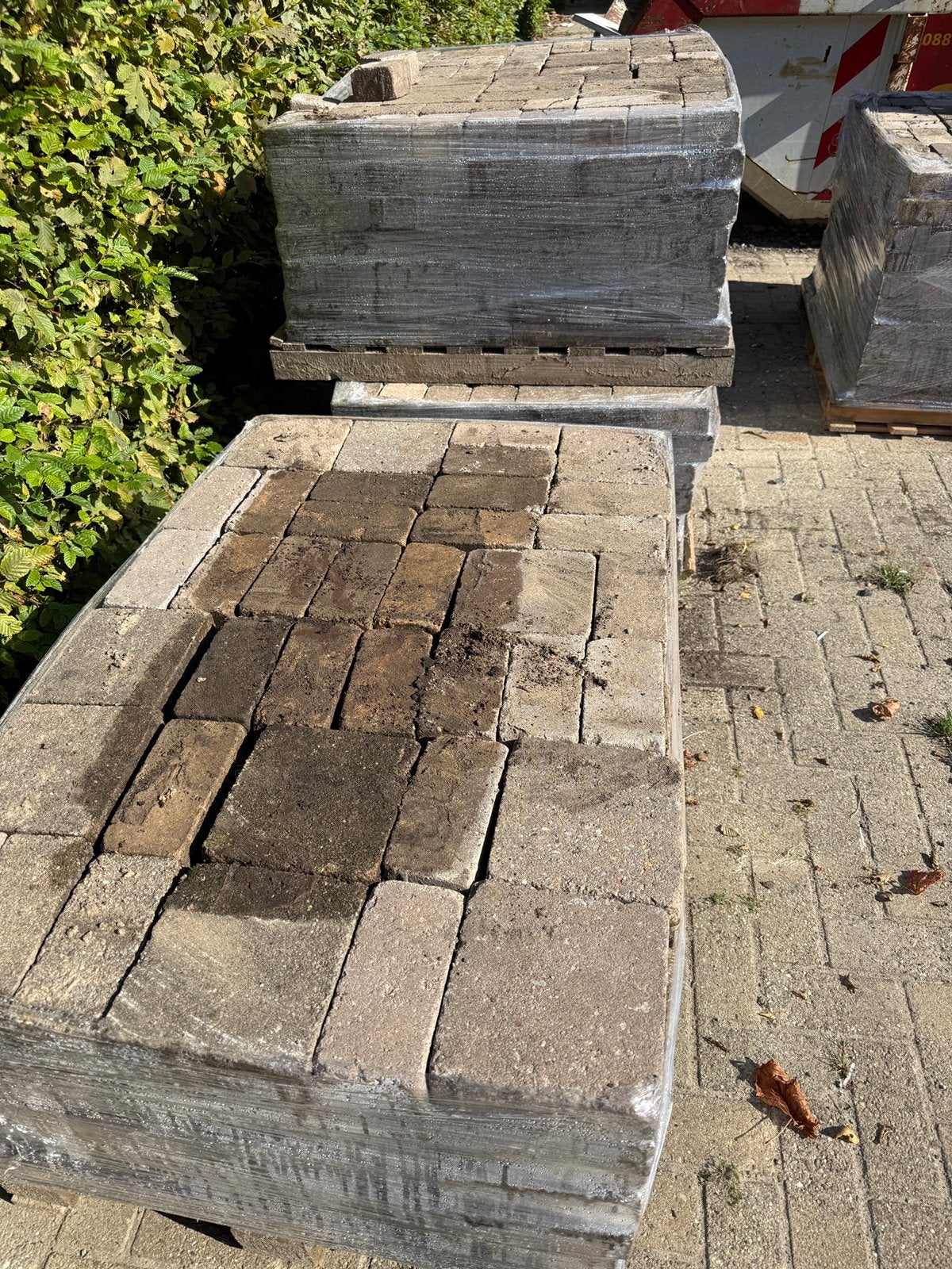 Betonklinkers, cobblestone wildverband, Tuin en Terras, Ophalen, Gebruikt, 10 m² of meer, Beton
