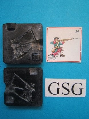 Musketeer shooting kneeling PA24 nr. 27054-01, Ophalen, Nieuw, 1:35 tot 1:50