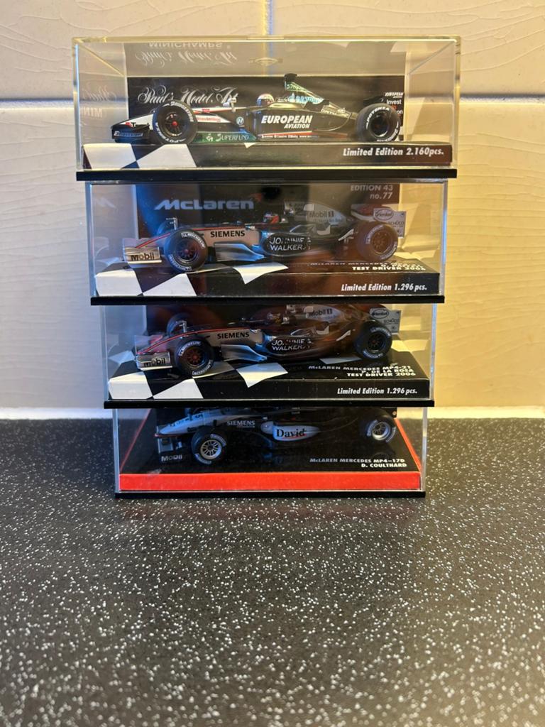 Minichamps 1:43, Formule 1, modellen, prijs per stuk, Ophalen of Verzenden, Zo goed als nieuw, Auto, MiniChamps