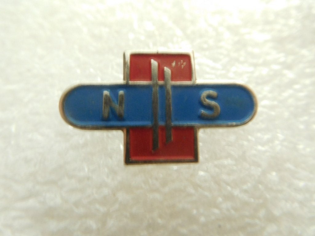 speldje / broche NS, Verzamelen, Speldjes, Pins en Buttons, Verzenden, Zo goed als nieuw, Overige onderwerpen