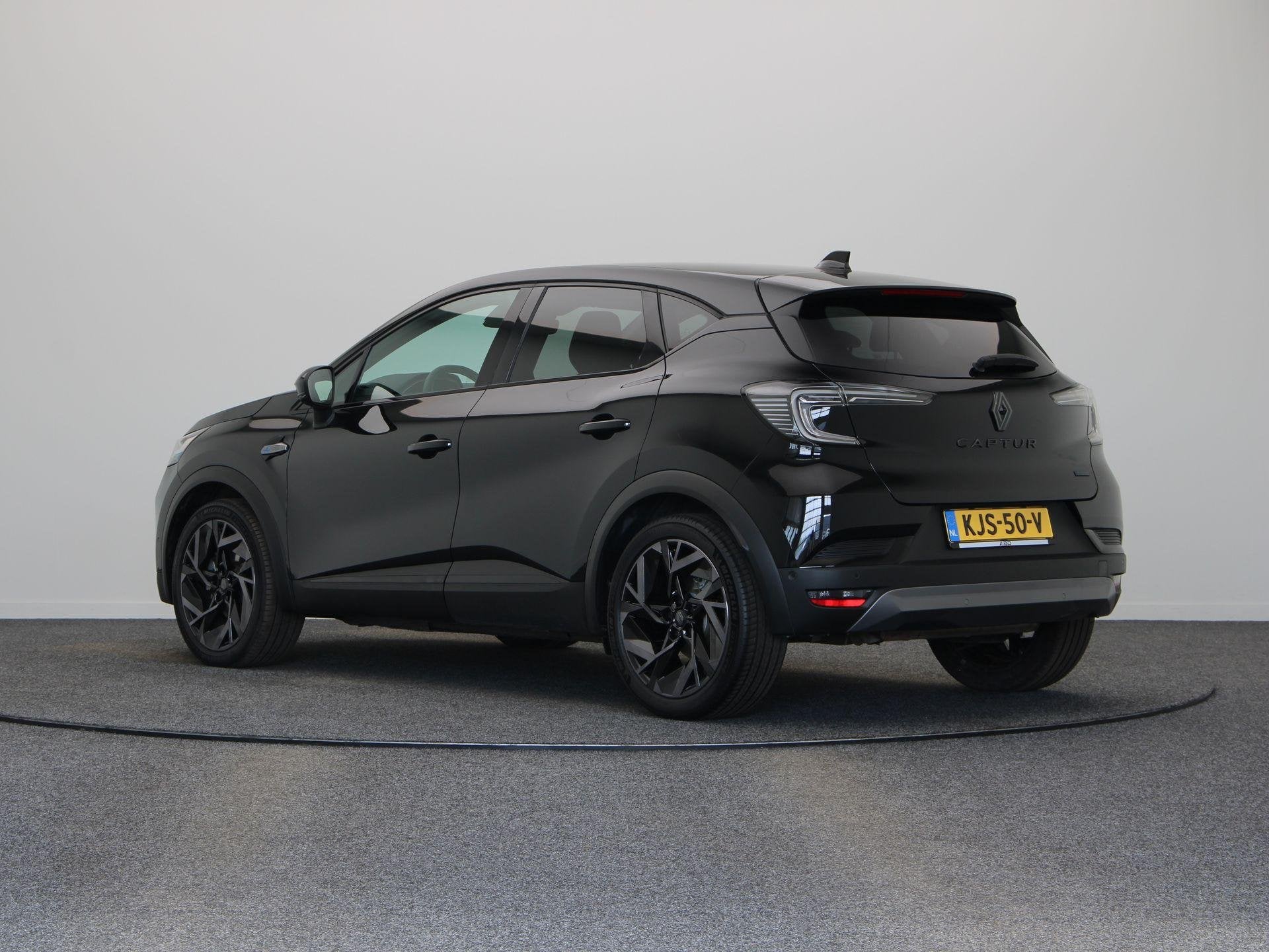 Renault Captur E-Tech full hybrid 145pk Esprit Alpine | Adap, Auto's, 1345 kg, Gebruikt, Leder en Stof, Zwart