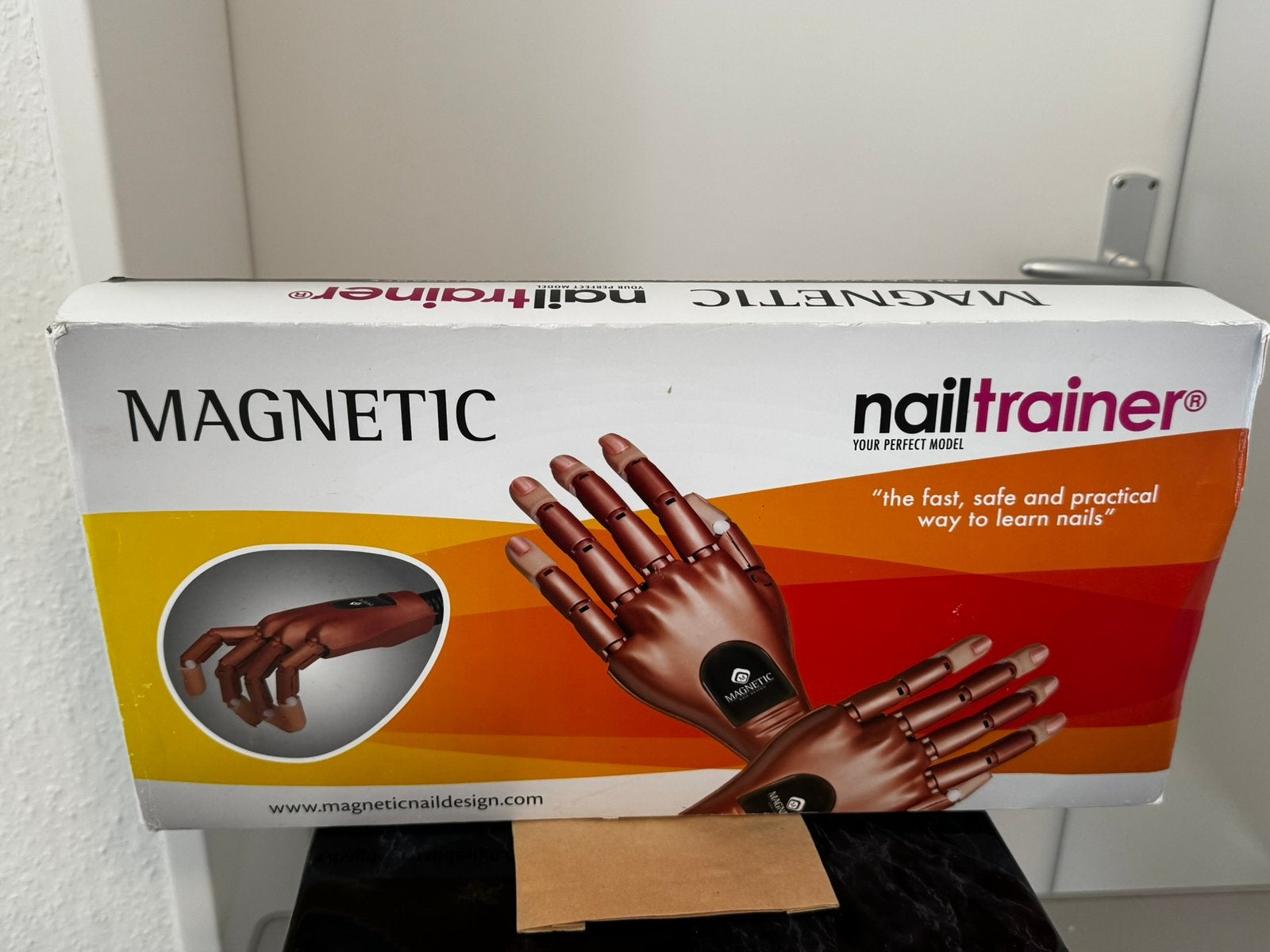 Magnetic nailtrainer oefenhand nagels, Ophalen of Verzenden, Gebruikt, Handen en Nagels