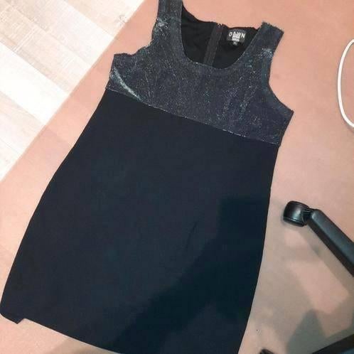 Zwart glitter jurk xl / feestjurk, Verzenden, Zwart, Maat 46/48 (XL) of groter, Zo goed als nieuw