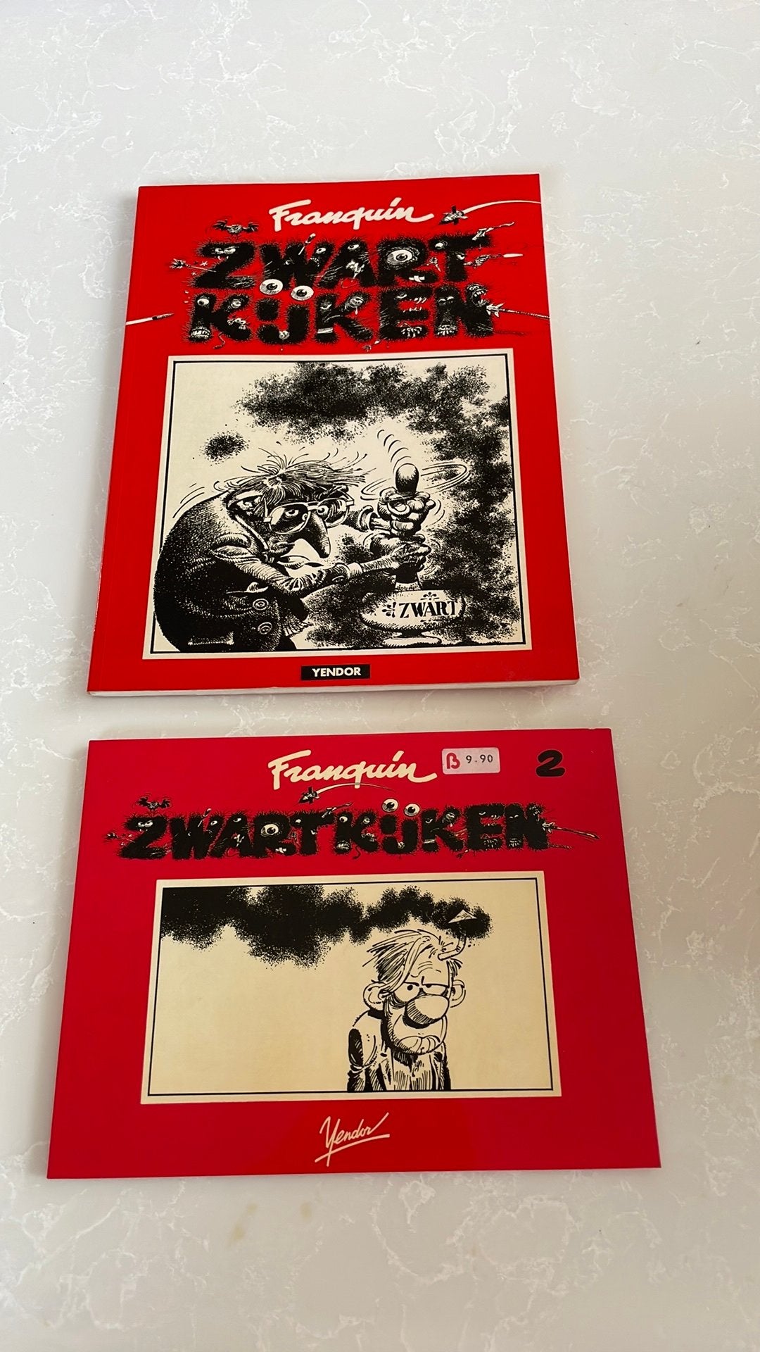 2 comic strips: “ Zwartkijken” van Franquin, Europa, Ophalen of Verzenden, Zo goed als nieuw, Meerdere comics