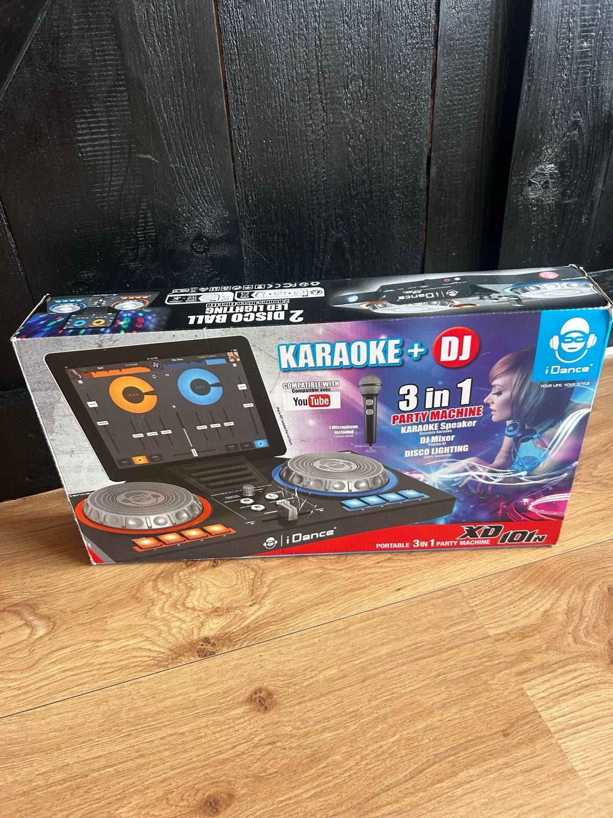 iDance Karaoke + DJ 3 in 1 Party Machine (zonder discobal), Ophalen of Verzenden, Zo goed als nieuw, Dj-set, Overige merken