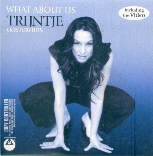 TRIJNTJE OOSTERHUIS CD SINGLE WHAT ABOUT US + HANDTEKENING, Ophalen of Verzenden, Zo goed als nieuw, Pop