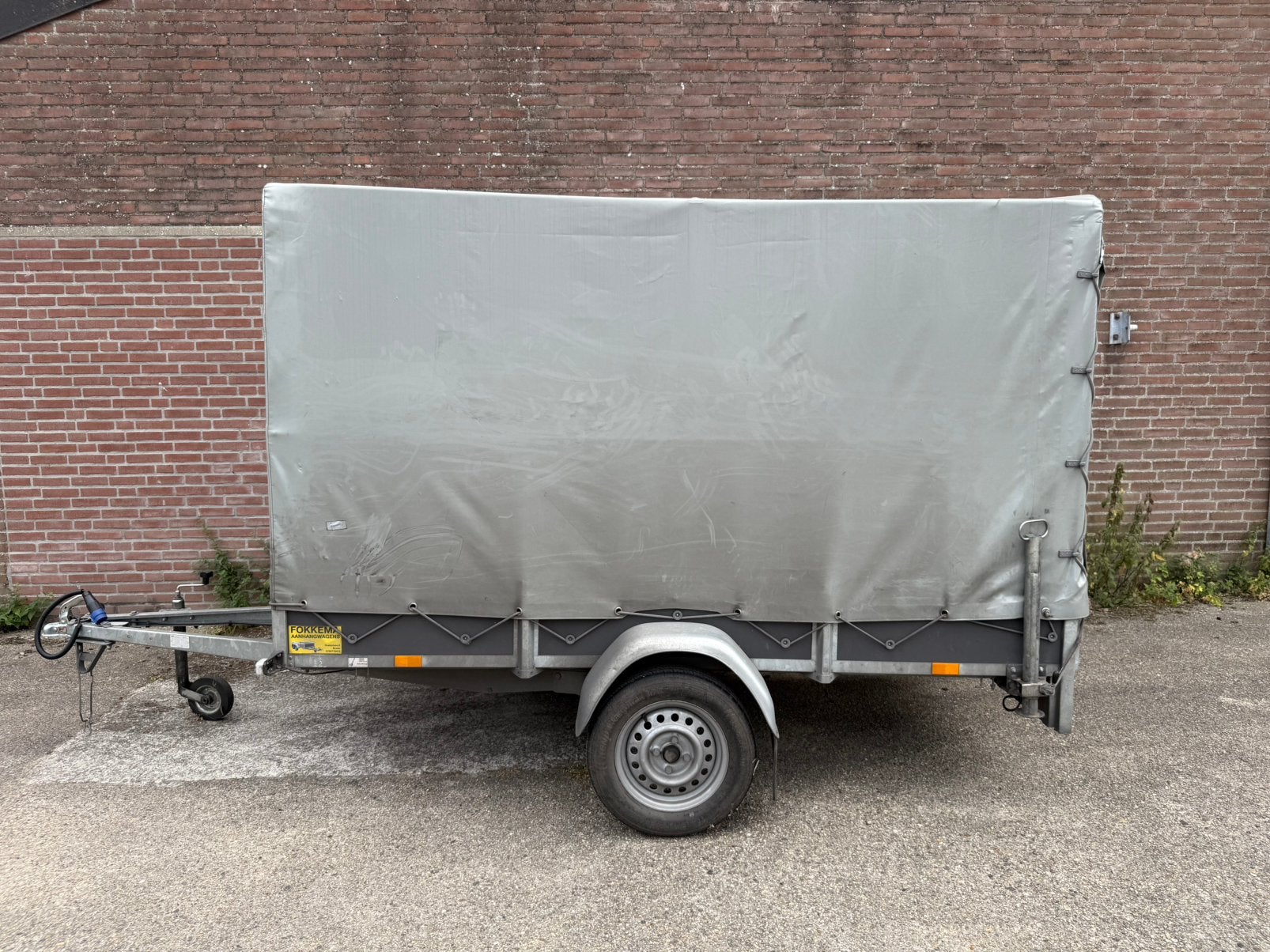 Hapert Huif aanhangwagen, Ophalen, Gebruikt