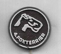 FOXTERRIER HONDEN SPELD ZWARTE UITVOERING, Verzamelen, Ophalen of Verzenden, Gebruikt, Dier of Natuur, Speldje of Pin