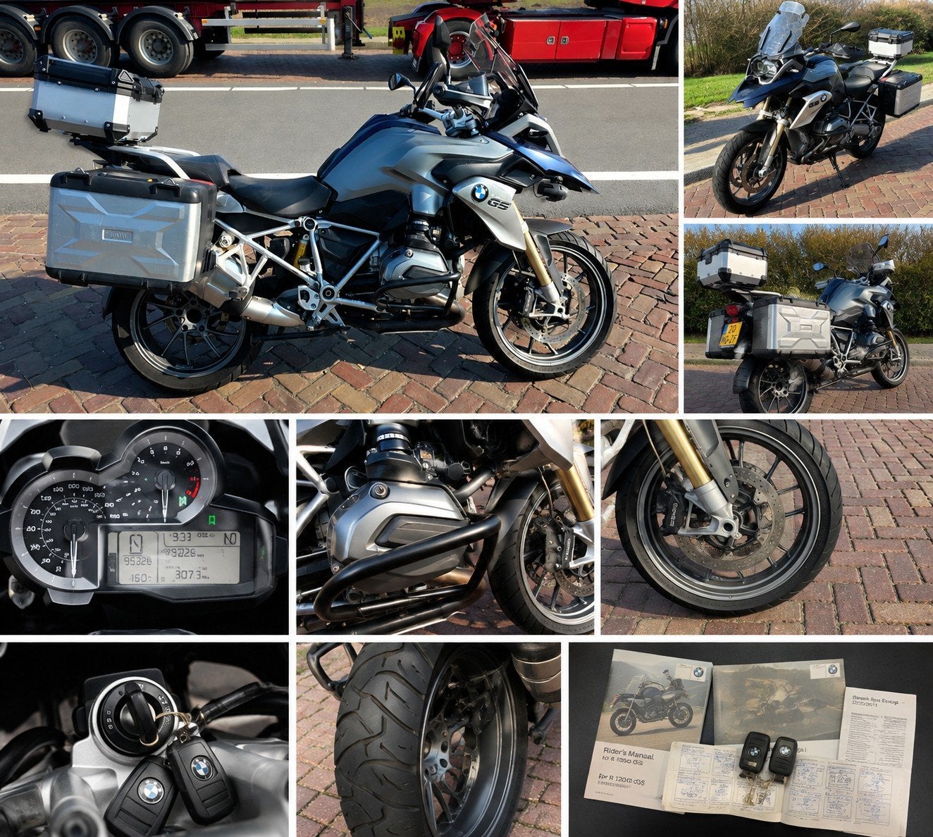 BMW R 1200 GS met zijkoffers en topkoffer, Motoren, Motoren | BMW, Occasion, Particulier, Toermotor, Handvatverwarming