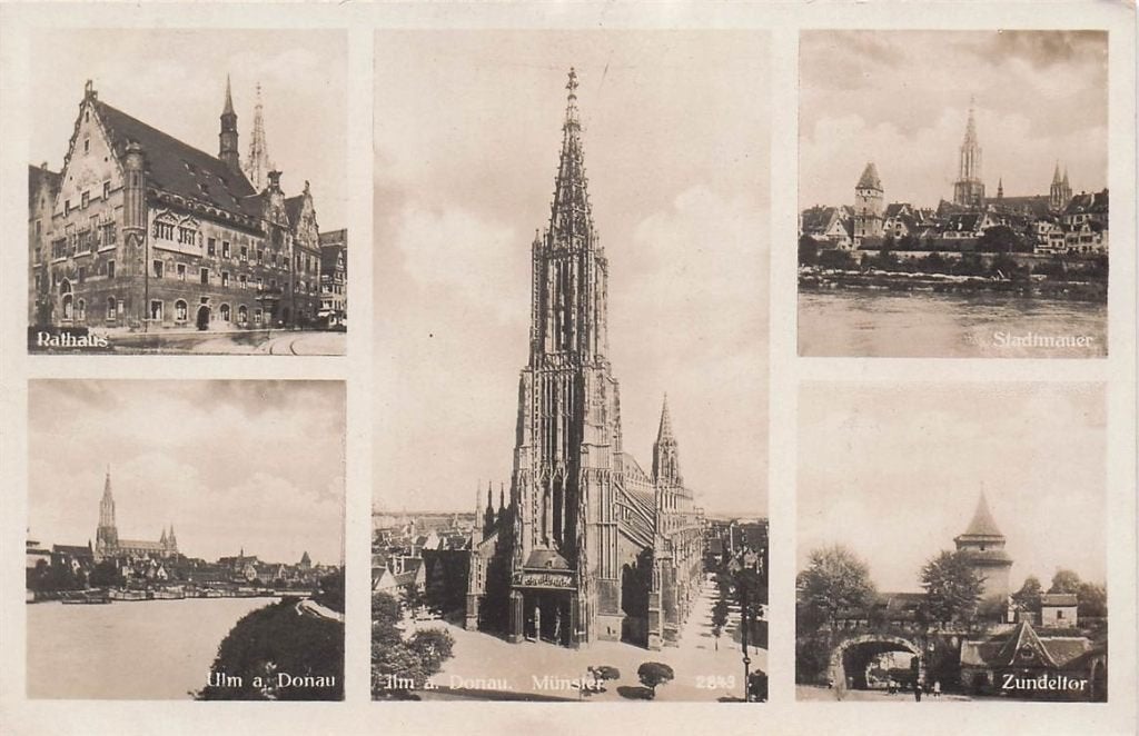 703-225-055 Ulm Donau, Ophalen of Verzenden, Voor 1920, Duitsland