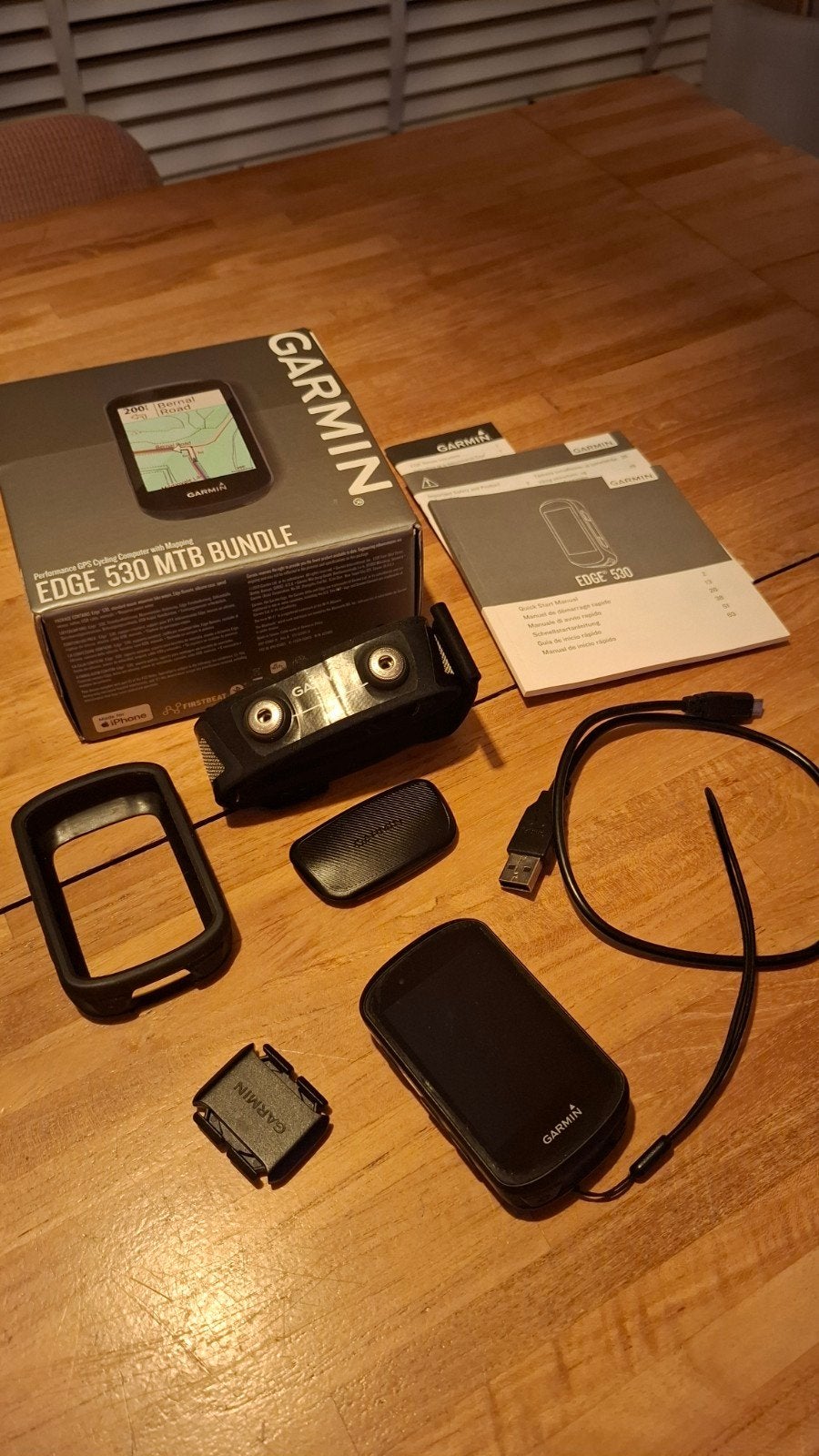 Garmin Edge 530 (MTB) Bundle, Fietsen en Brommers, Ophalen of Verzenden, Cadanssensor, Zo goed als nieuw