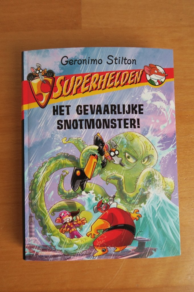 ***NIEUW*** Geronimo Stilton: Het gevaarlijke snotmonster, Ophalen of Verzenden, Nieuw, Geronimo Stilton, Fictie algemeen
