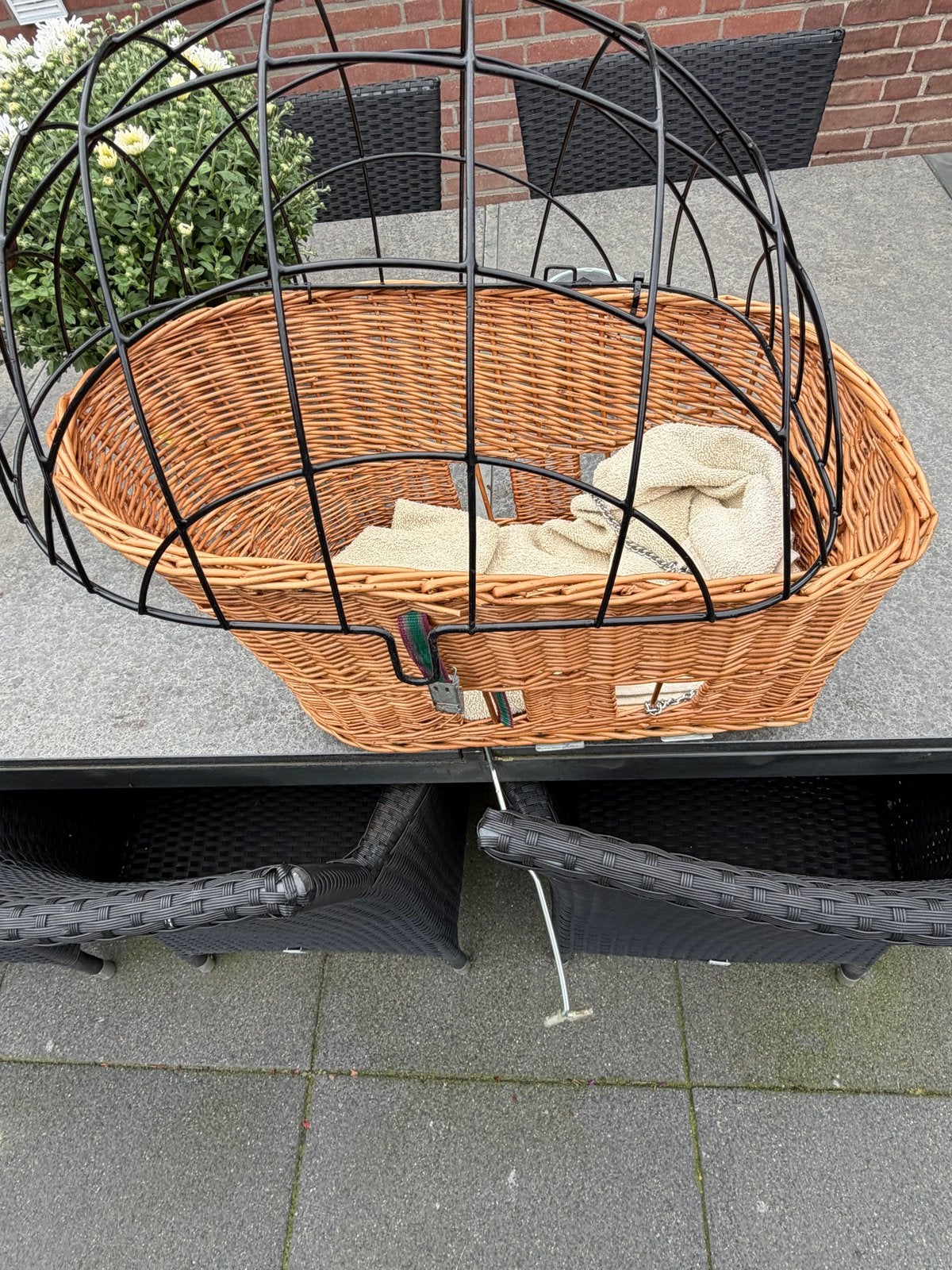 Hondenfietsmand zo goed als nieuw, Ophalen of Verzenden, Zo goed als nieuw, Hondenkar