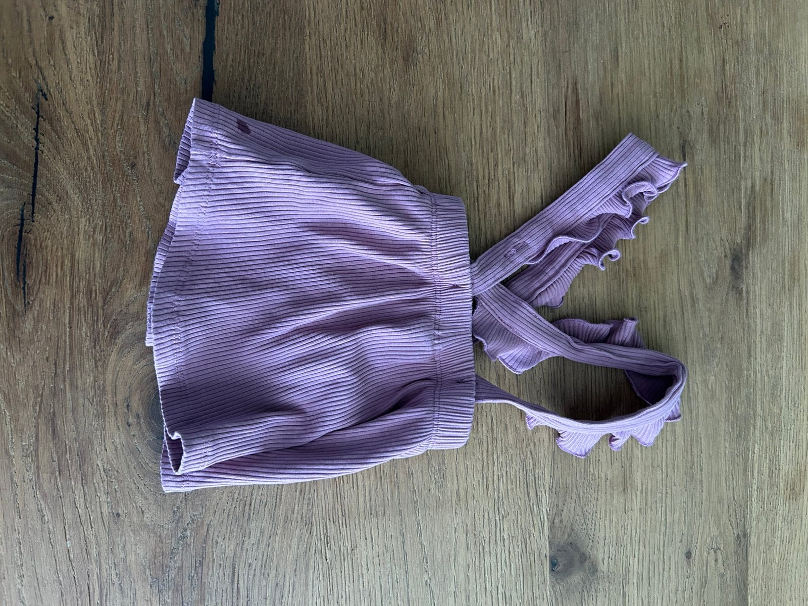 Lila / paarse jurk Wibra - maat 56, Kinderen en Baby's, Ophalen of Verzenden, Zo goed als nieuw, Meisje, Jurkje of Rokje