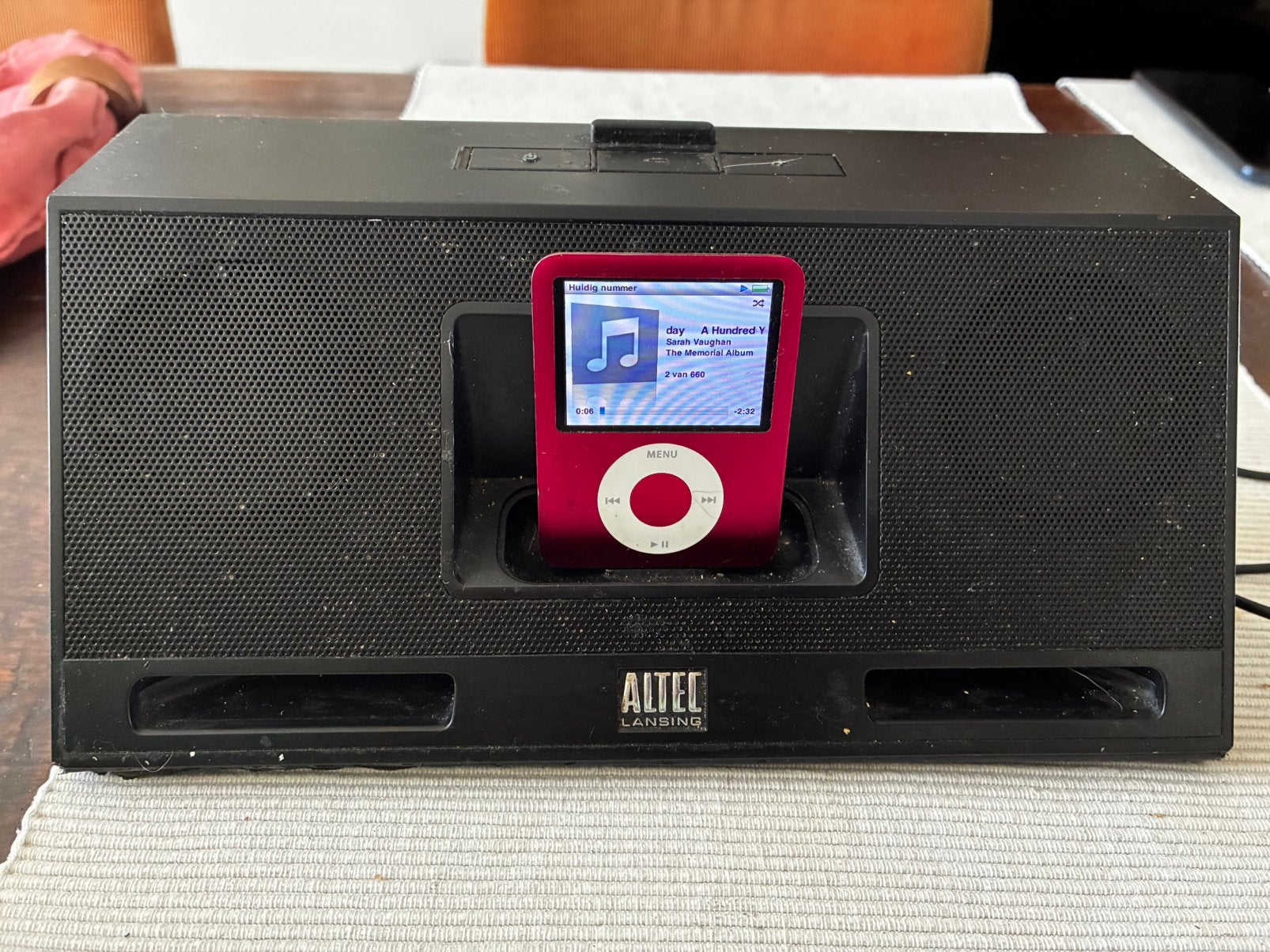 Apple ipod min 8Gb + Altec speaker, Ophalen of Verzenden, Gebruikt, Overige typen