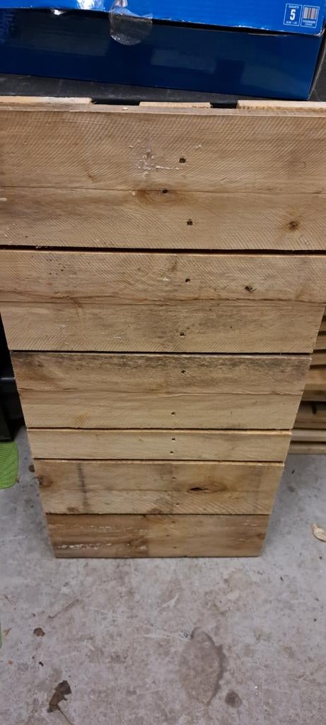 14 vlonders hout 120 x 80, Doos, 100 cm of meer, 60 cm of meer, Minder dan 35 cm