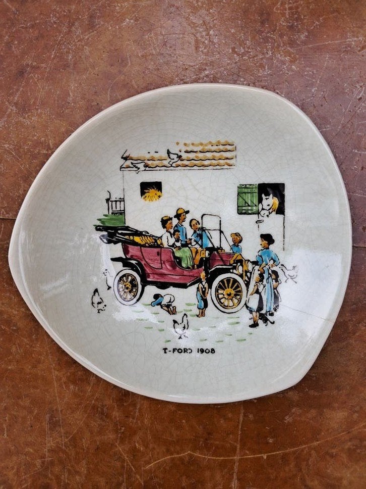 Vintage T-Ford 1908, schaal van 14 bij 14,7 cm, Antiek en Kunst, Ophalen of Verzenden