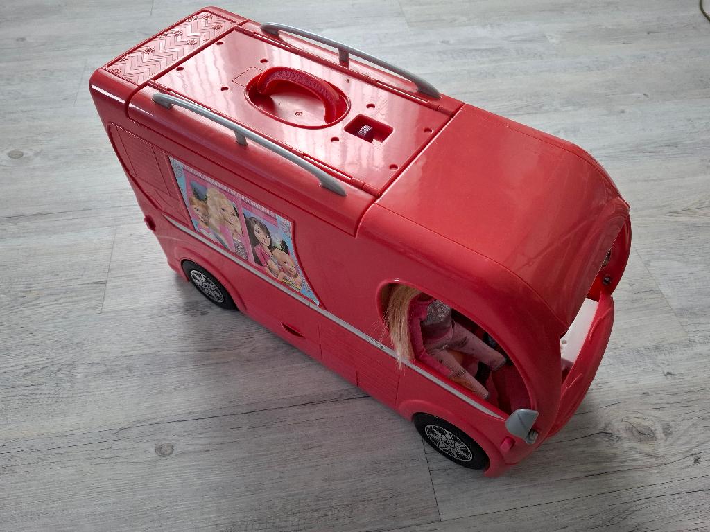 BARBIE POP-UP CAMPER, Ophalen of Verzenden, Gebruikt, Barbie