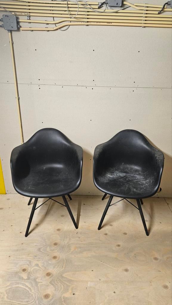 Vitra Eames plastic armchar DAW - replicz, Ophalen of Verzenden, Wit, Eén