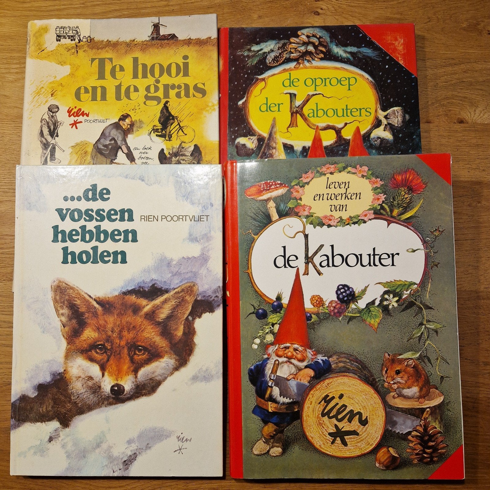 4 boeken van Rien Poortvliet, Boeken, Ophalen of Verzenden, Zo goed als nieuw, Rien Poortvliet