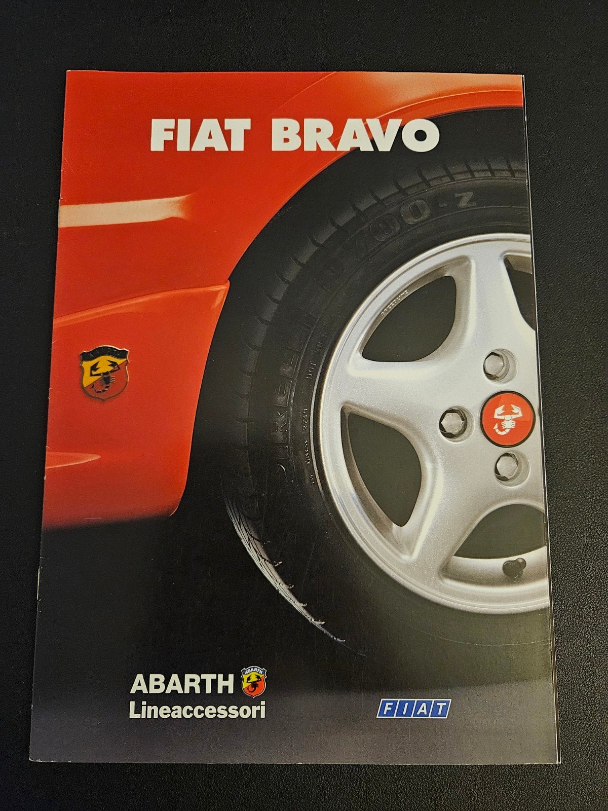 Brochure Fiat Bravo accessories Abarth 1996, Ophalen of Verzenden, Zo goed als nieuw, Overige merken
