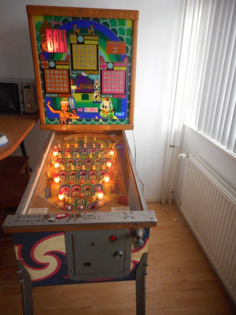 Flipperkast Bally Bali Bingo, Verzamelen, Automaten | Flipperkasten, Ophalen, Gebruikt, Elektronisch, Bally