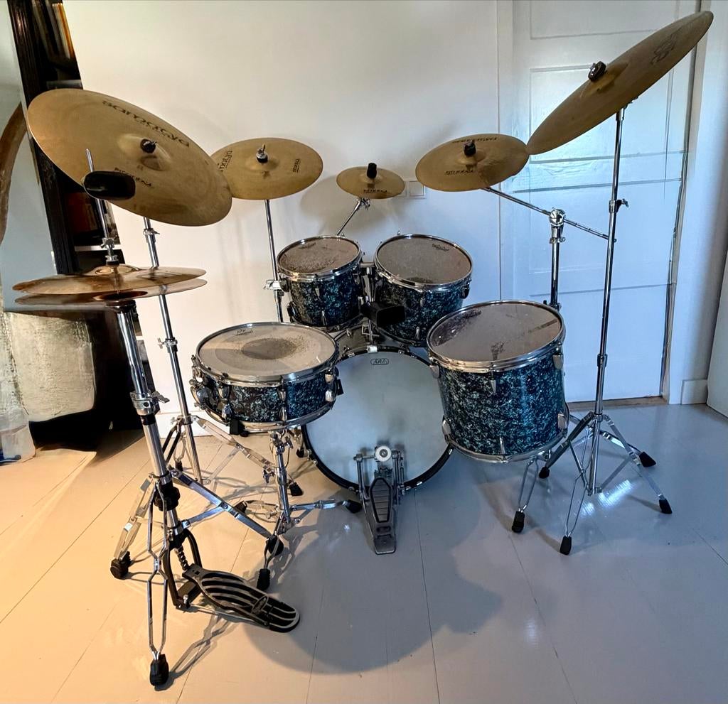 Stagg Jia Series Drumstel - Compleet met bekkens, Muziek en Instrumenten, Drumstellen en Slagwerk, Ophalen of Verzenden, Gebruikt