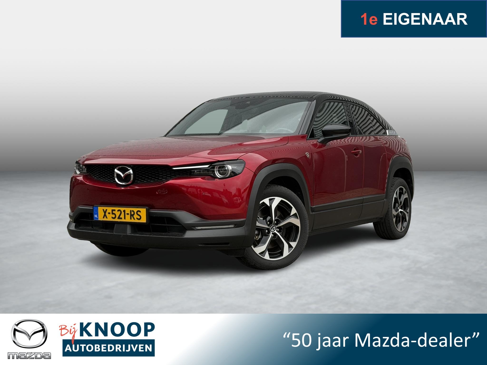 Mazda MX-30 e-SkyActiv R-EV 170 Makoto Camera | Carplay | Fa, Auto's, Mazda, Dealer onderhouden, Gebruikt, Euro 6, Leder en Stof