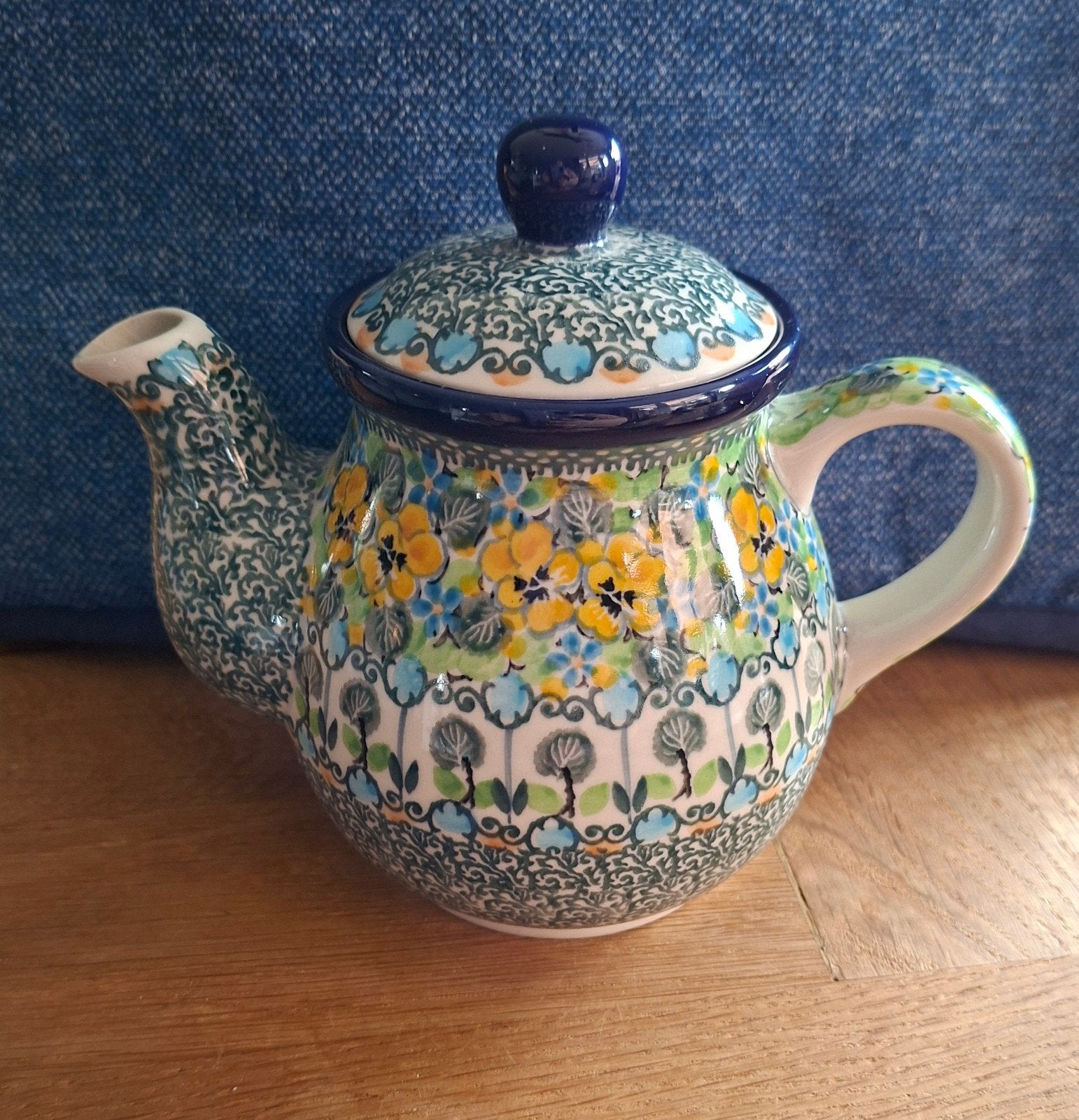 Bunzlau theepotje Unikat - 600 ml, Ophalen of Verzenden