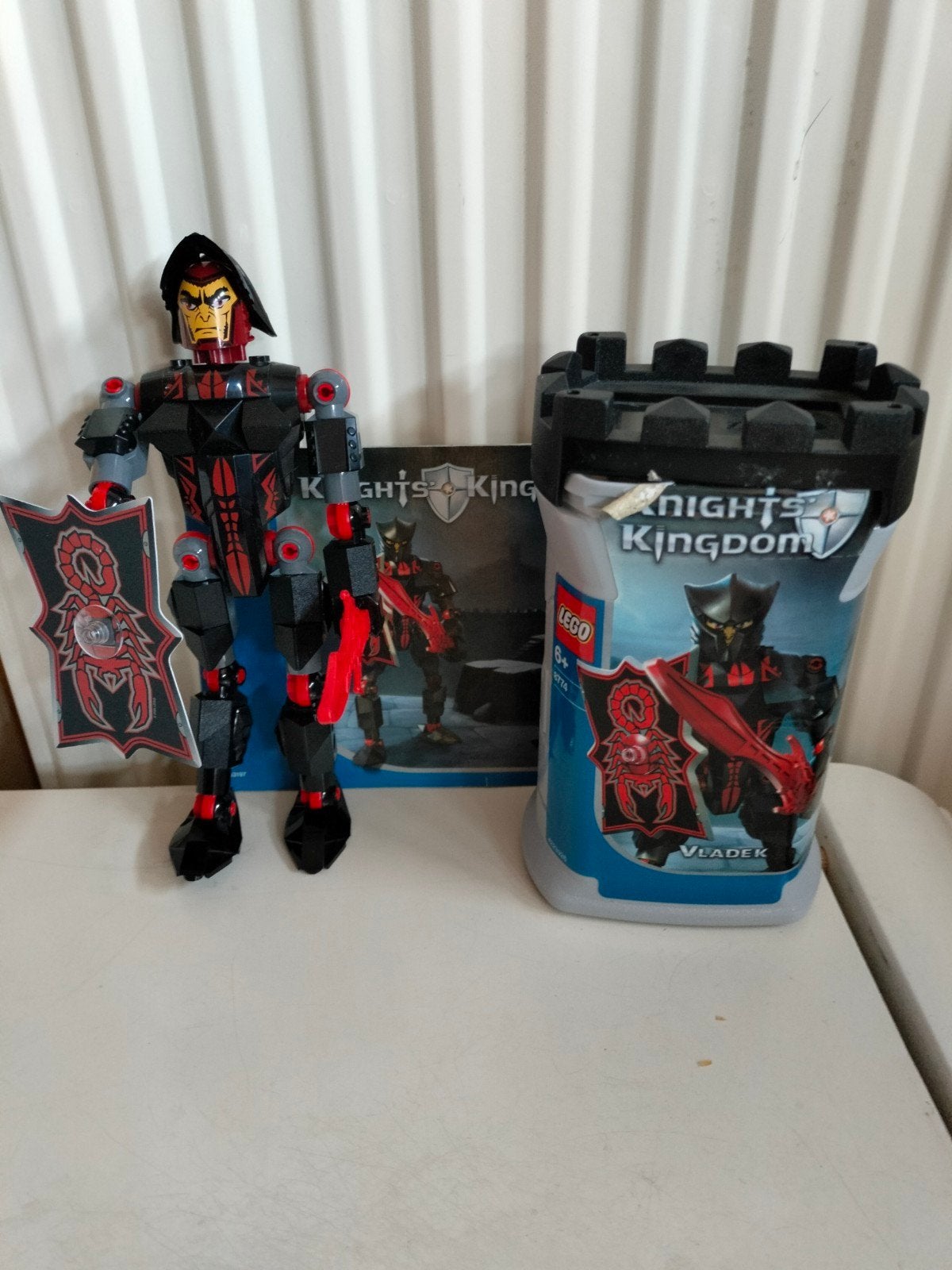 Lego Knights Kingdom Vladek Actiefiguur met originele doos, Compleet, Gebruikt, Overige thema's, Lego