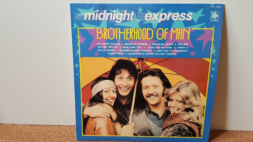BROTHERHOOD OF MAN - MIDNIGHT EXPRESS (1976) (LP), Cd's en Dvd's, LP, Pop, Ophalen of Verzenden, Zo goed als nieuw
