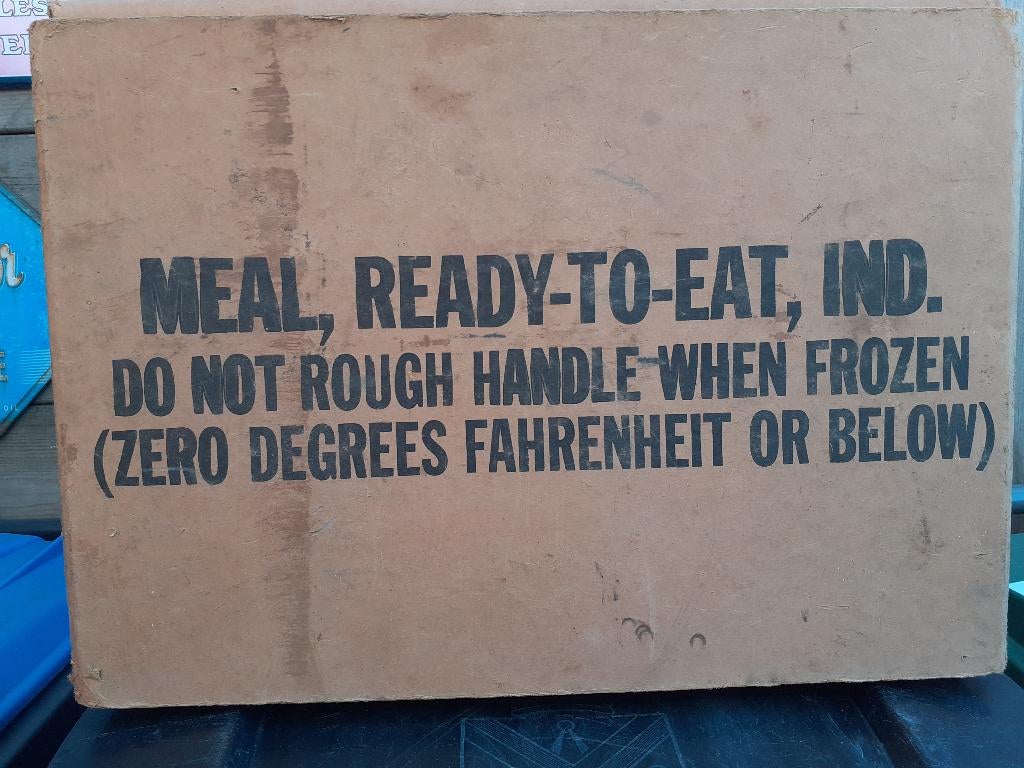 MRE doos US Army, Ophalen of Verzenden, Landmacht, Amerika, Overige typen