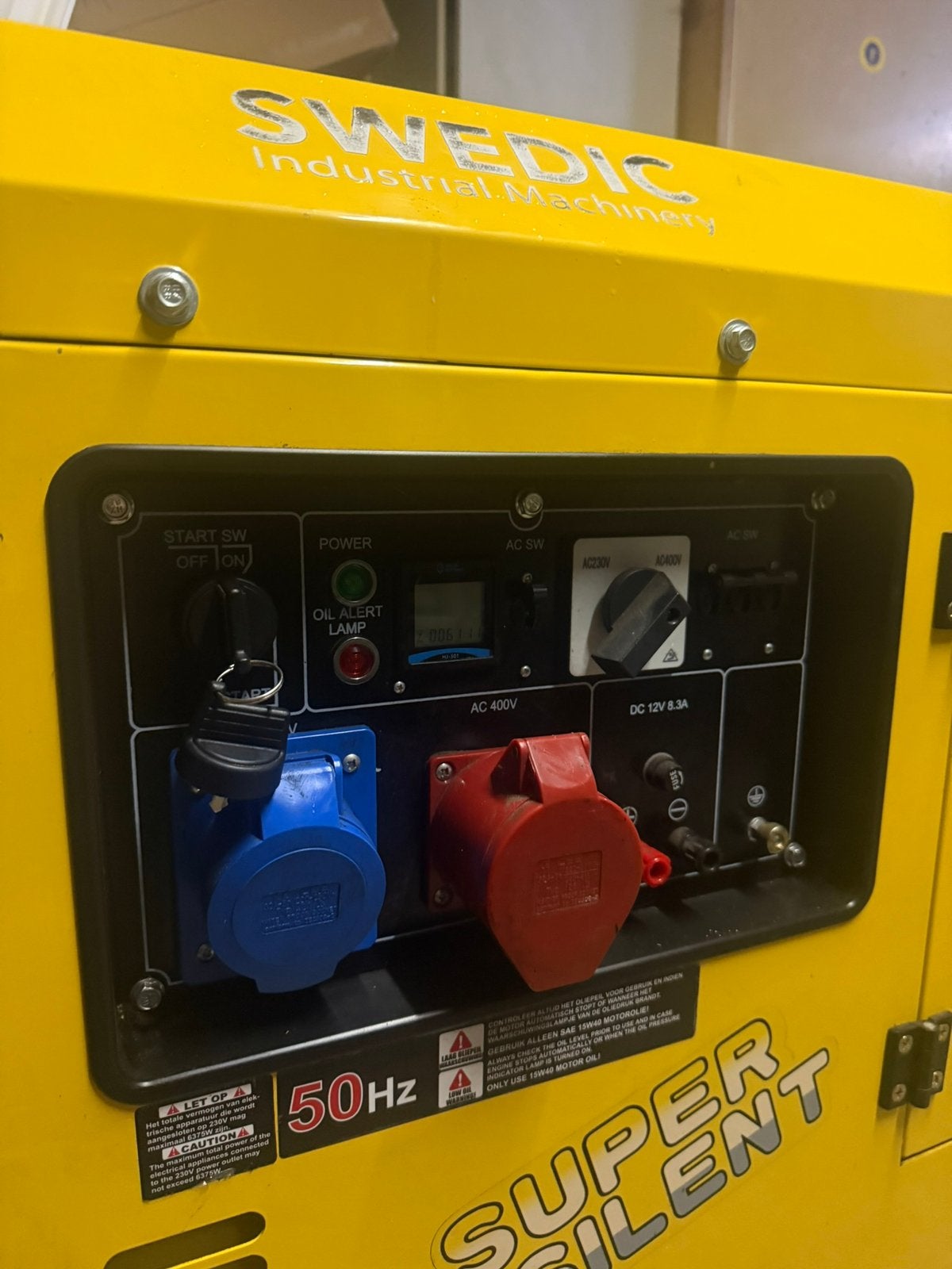 Swedic 10,5kva Aggegraat, Ophalen, Minder dan 5 kVA, Benzine