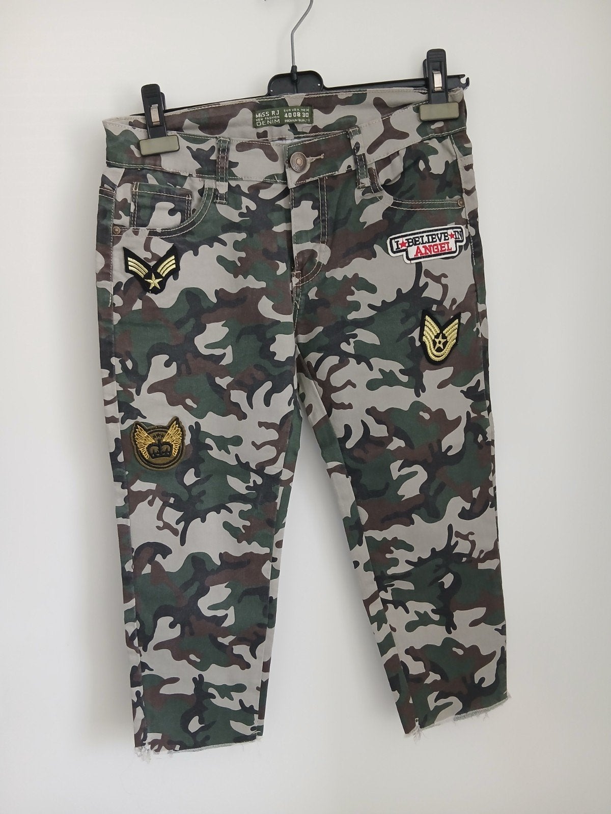 Miss RJ Driekwart Camouflage Broek Maat L, Kleding | Dames, Maat 42/44 (L), Ophalen of Verzenden, Zo goed als nieuw, Driekwart