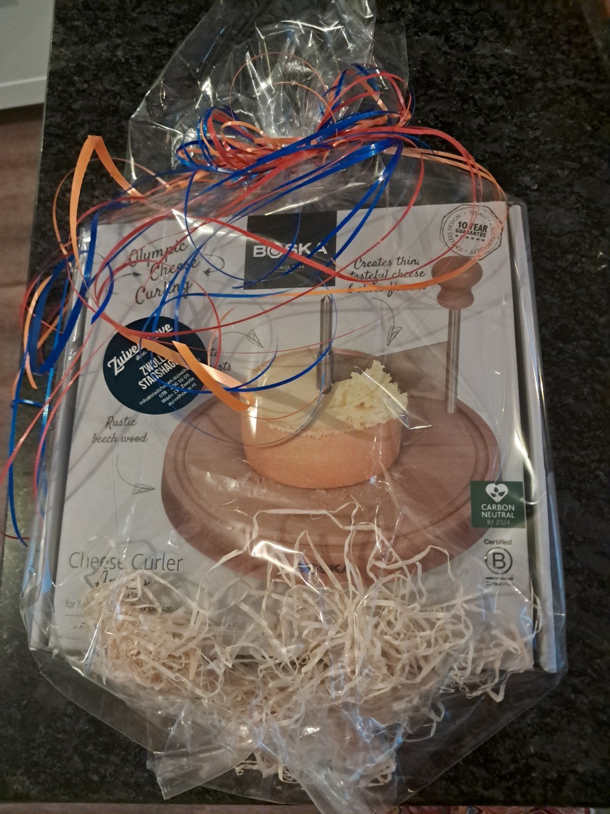 Boska Cheese Curler Amigo - Nieuw in verpakking, Overige typen, Hout, Nieuw, Ophalen of Verzenden
