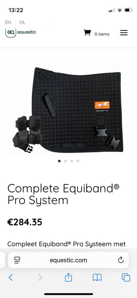 Bijna nieuwe Equiband Pro System set, maat regular, Dieren en Toebehoren, Ophalen of Verzenden, Zo goed als nieuw