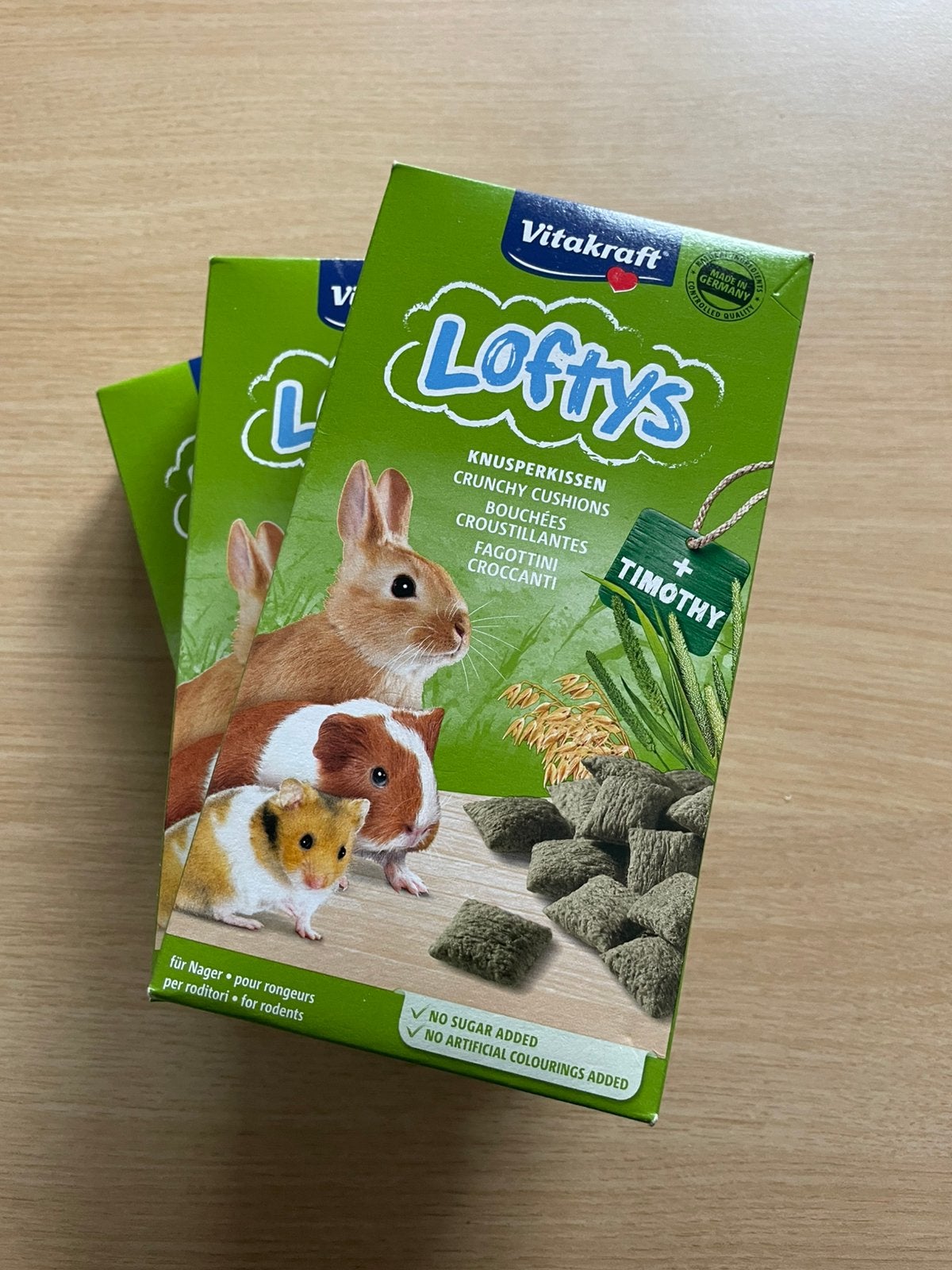 3 pakken lofty‘s en 2 pakken zaagmeel, Dieren en Toebehoren, Dierenvoeding, Ophalen, Knaagdier of Konijn
