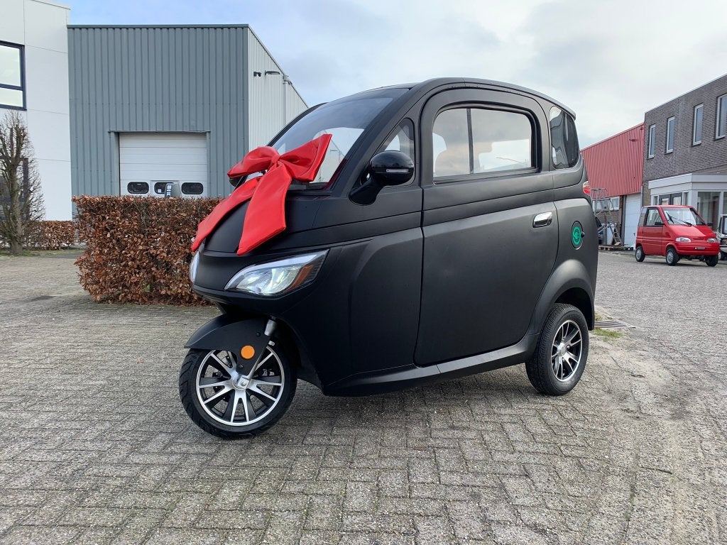 Rijbewijsvrije Trike scootmobiel X1 matt zwart City Car, Diversen, Nieuw, Ophalen of Verzenden, Canta, 16 km/u of meer