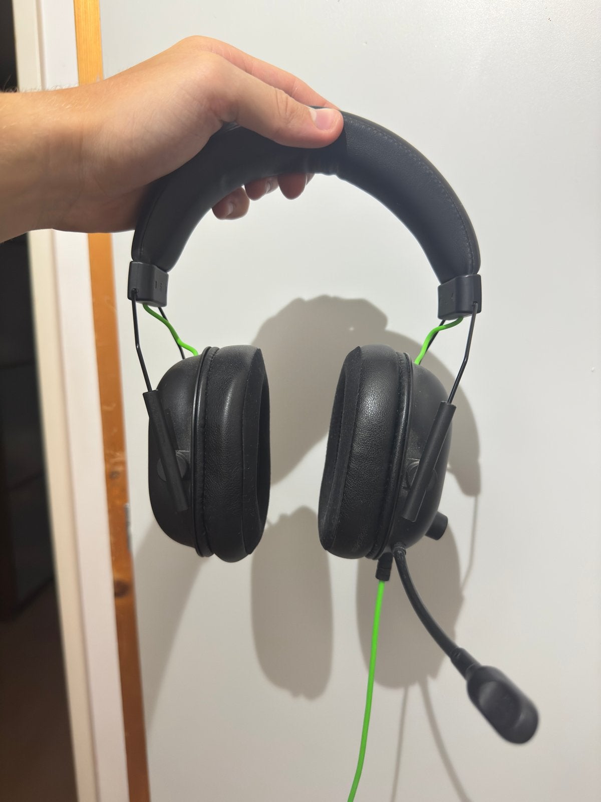 Razer BlackShark V2 X gaming headset., Computers en Software, Headsets, Gebruikt, Ophalen of Verzenden, Over-ear, Mute-functie