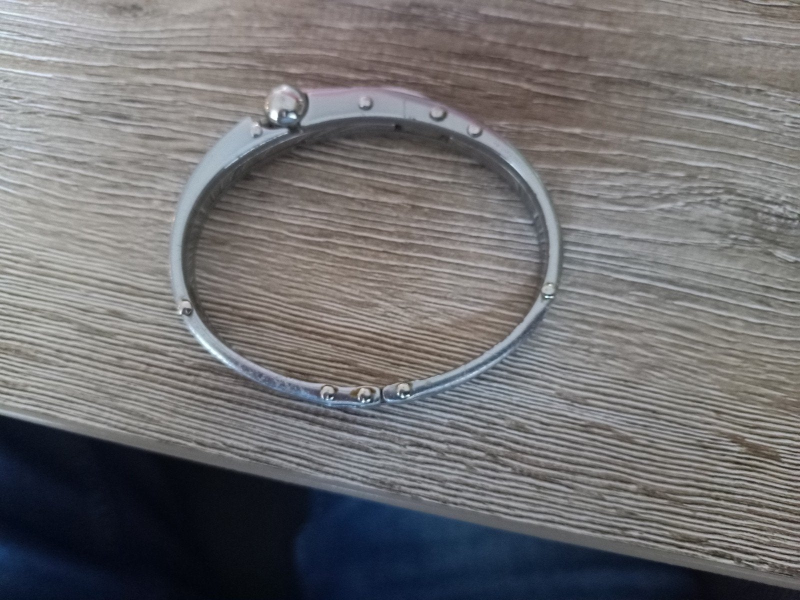 Stalen armband - Stijlvol en duurzaam, Ophalen of Verzenden, Gebruikt, Zilver, Staal