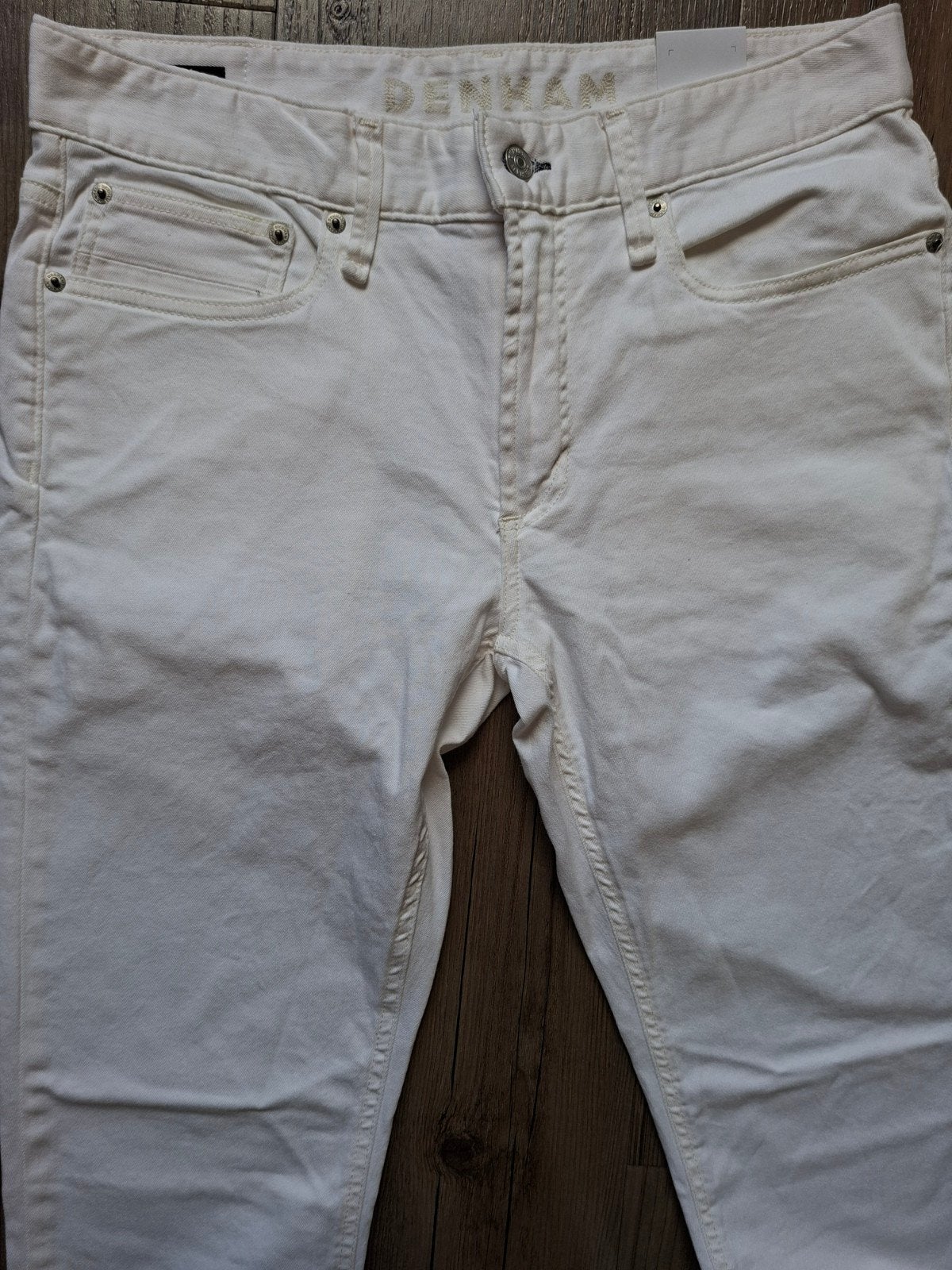 DENHAM Razor slimfit jeans W32 L32, Wit, Nieuw, W32 (confectie 46) of kleiner, Ophalen of Verzenden