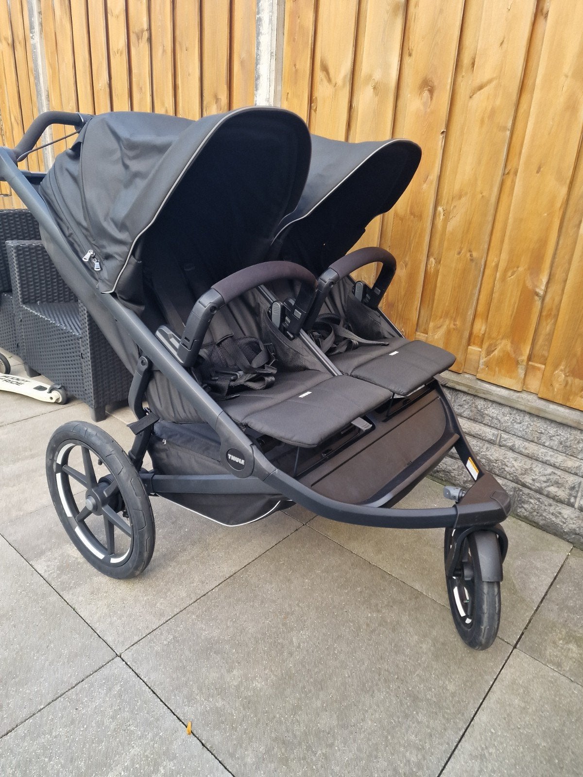 Thule Urban Glide 3 Dubbele Kinderwagen - Zo goed als nieuw, Duowagen, Zo goed als nieuw, Combiwagen, Ophalen