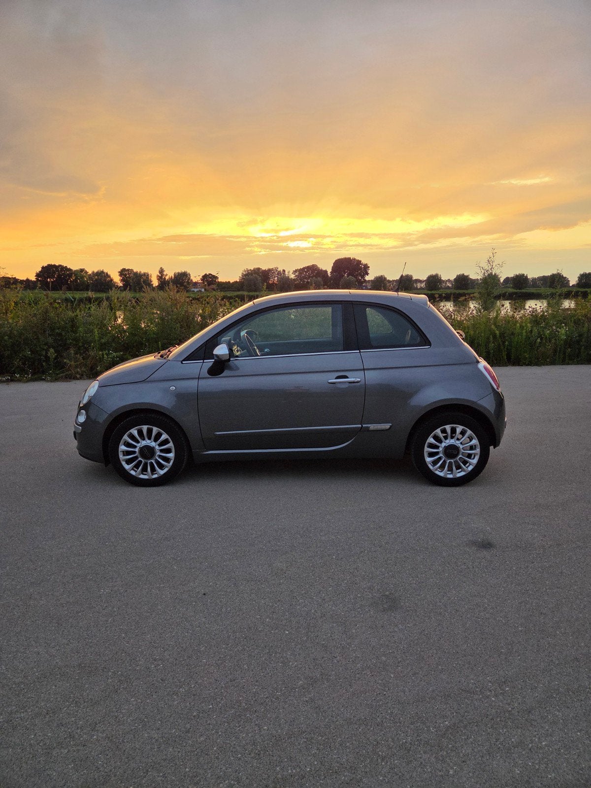 Fiat 500 0.9 85pk Twinair Turbo 2013 Grijs, Voorwielaandrijving, 31 €/maand, 905 kg, Origineel Nederlands