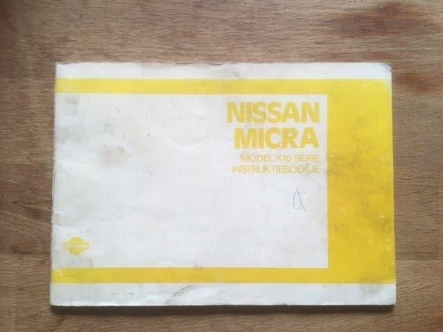 Nissan Micra    K10 Serie    Instructieboekje    1983     NL, Ophalen of Verzenden