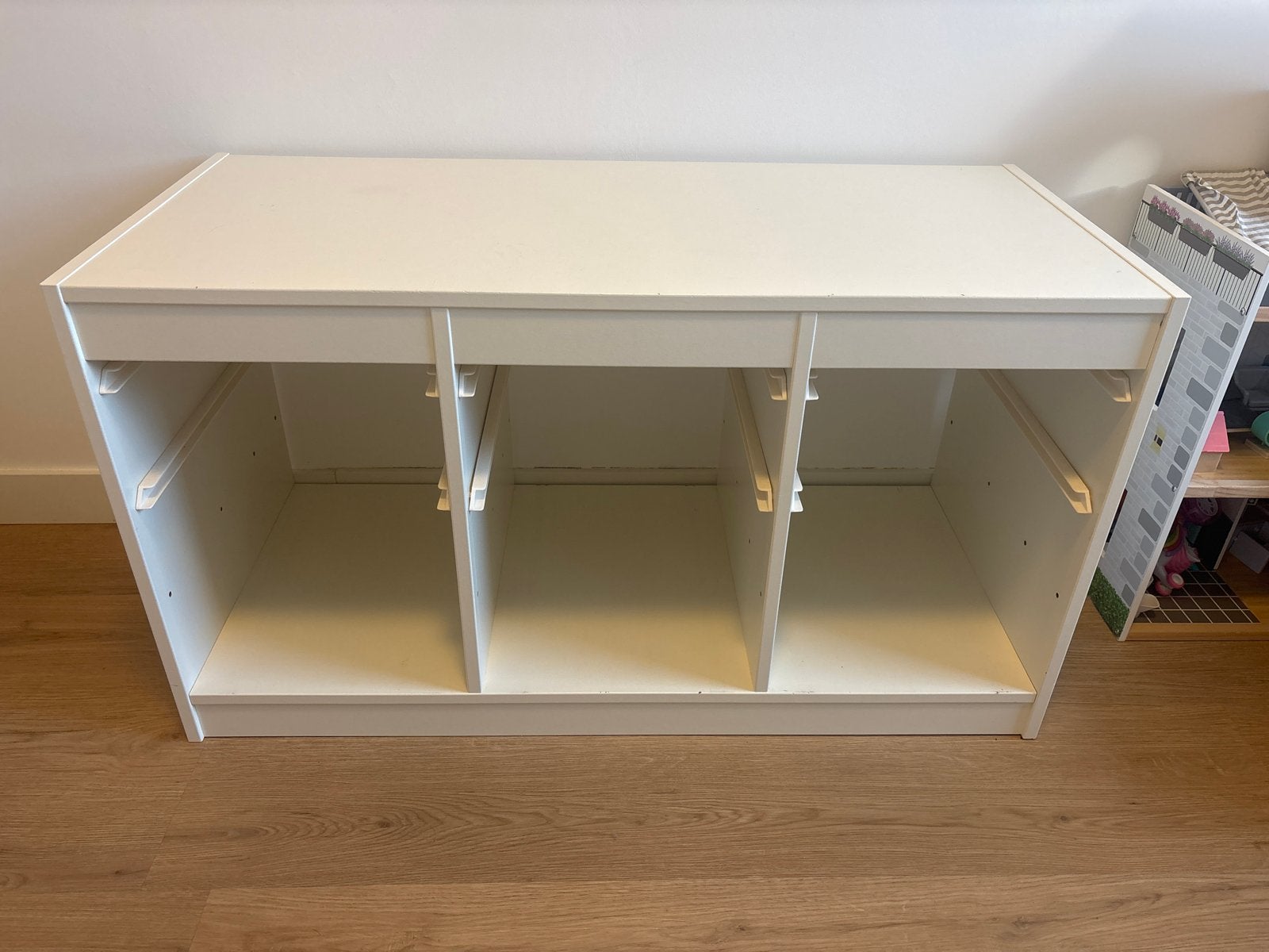 IKEA Trofast opbergkast wit - Lichte gebruikssporen, Minder dan 90 cm, Gebruikt, Kast, Ophalen of Verzenden